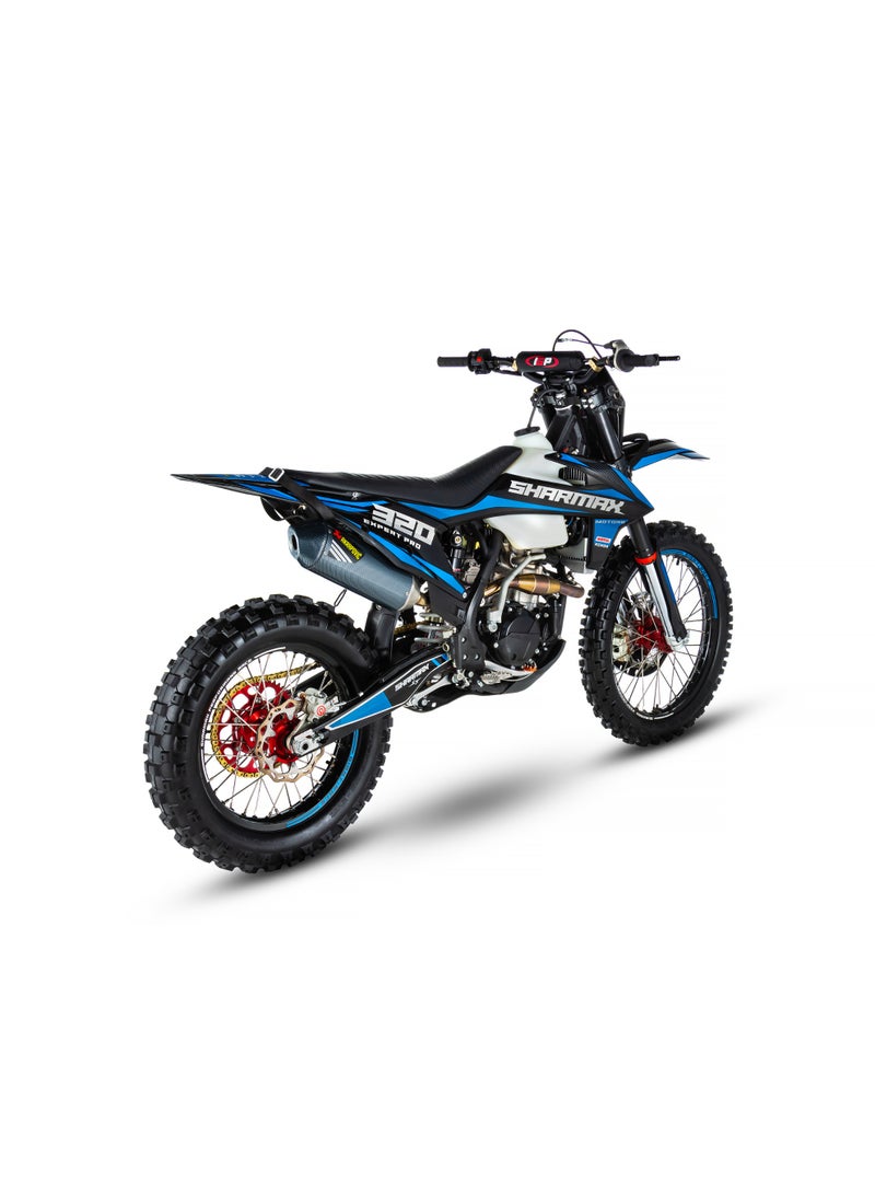 شارمكس شارماكس إكسبيرت برو 320 – دراجة إندورو قوية بسعة 300 سي سي، محرك رباعي الأشواط مبرد بالسائل، قوة 37 حصان، ناقل حركة 6 سرعات - Image 4